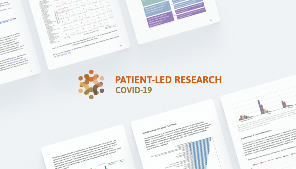 Patient Led Research COVID-19 Banner
